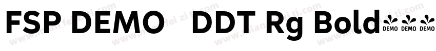 FSP DEMO   DDT Rg Bold字体转换